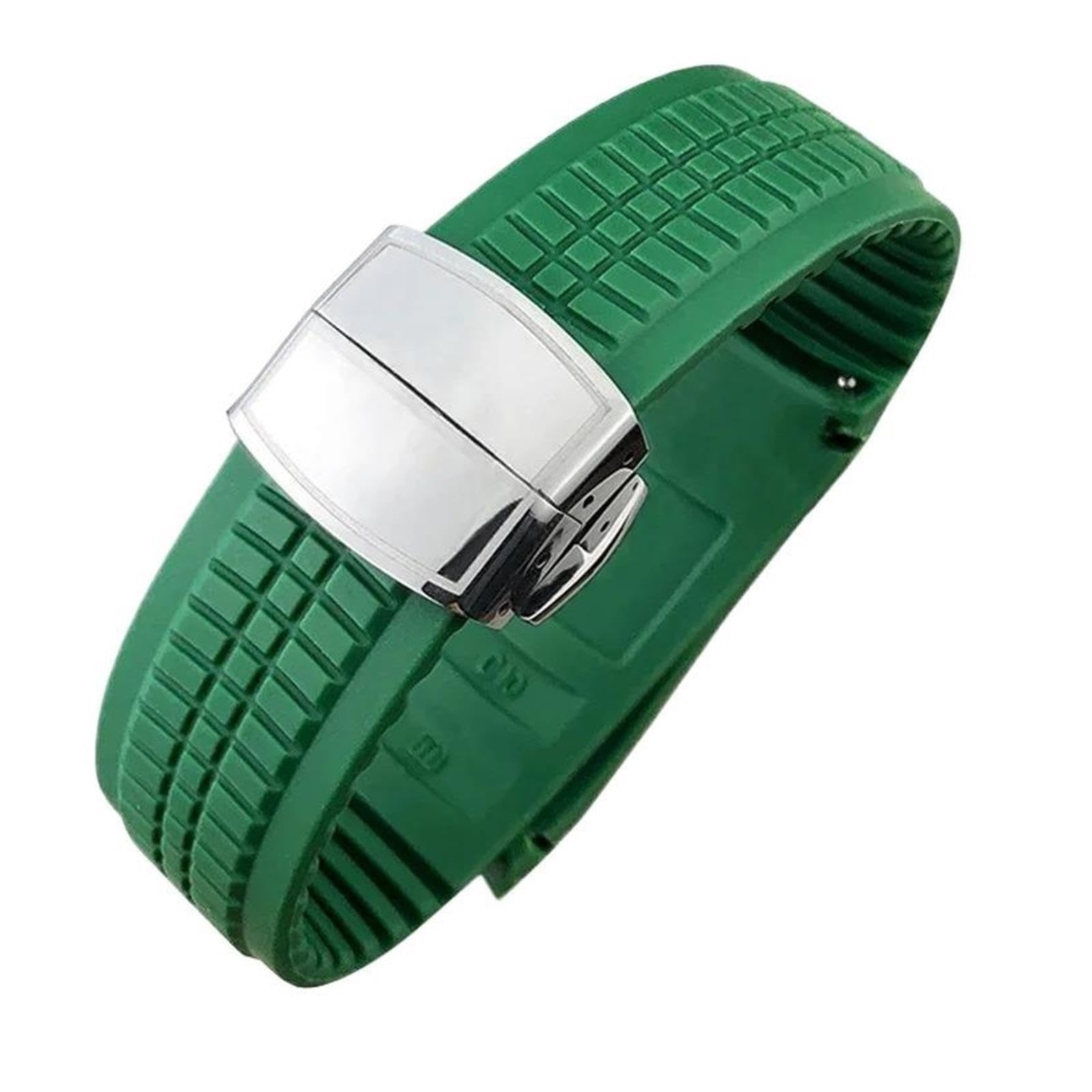 Bracelet de montre en caoutchouc 21mm, Compatible avec Patek Aquanaut Philippe for PP 5164 5167, bracelet de montre étanche en Silicone