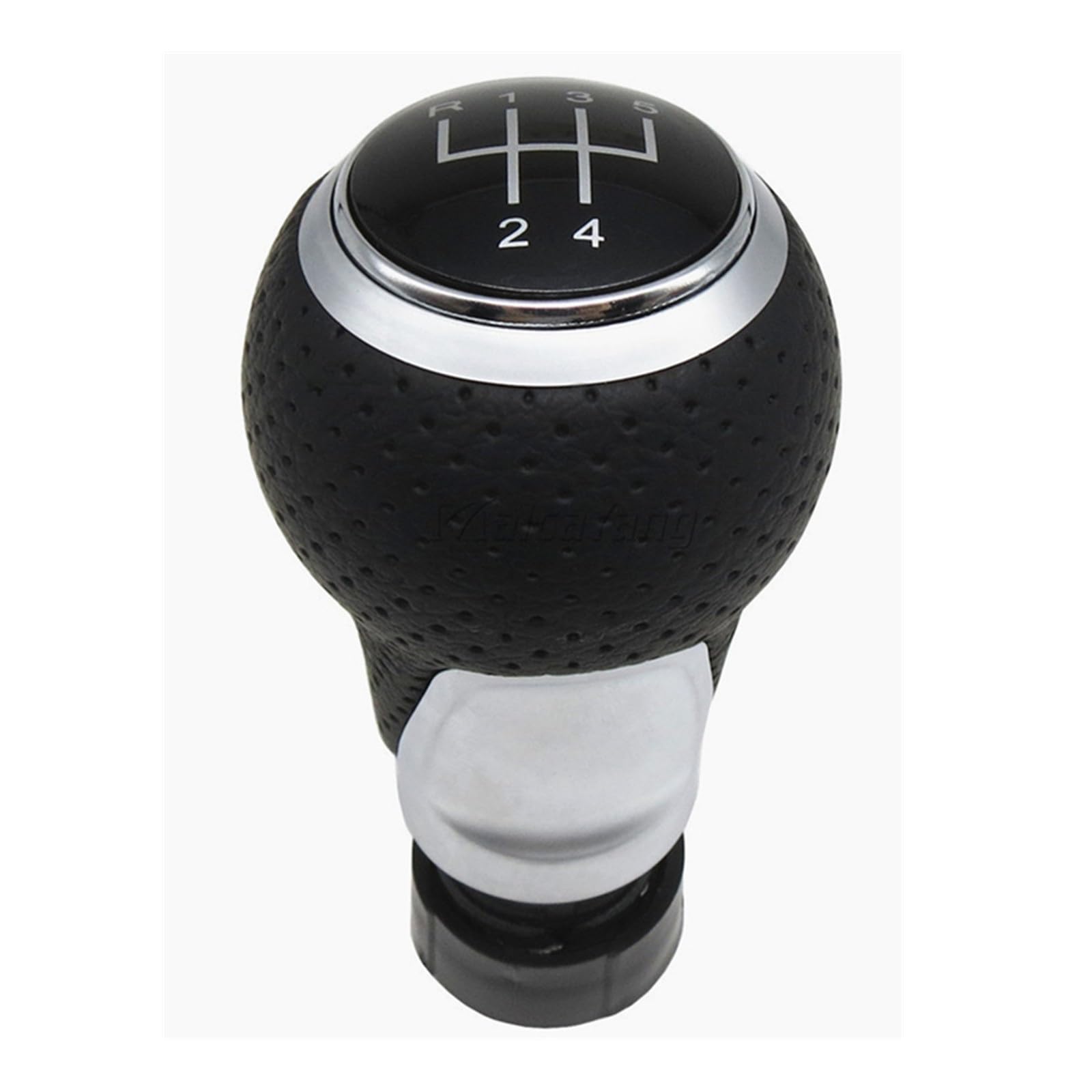 WSBOJXTH Gear Stick Compatible with Seat for Ibiza 6J for Leon MK1 Gear Shift Knob Lever Stick(Sliver 5 Speed)