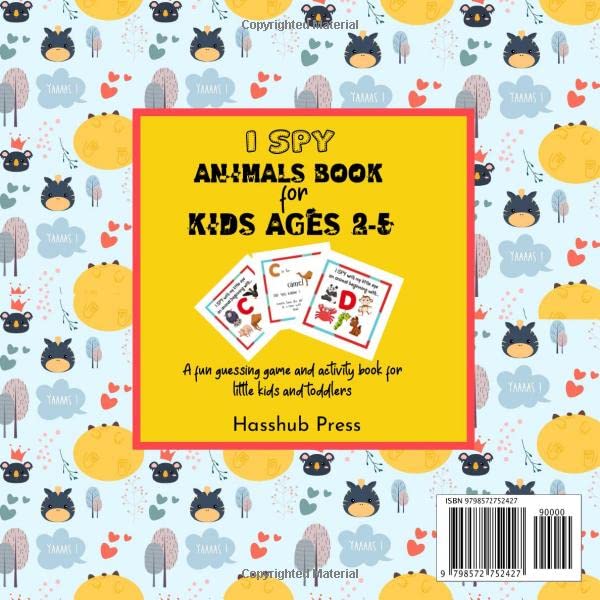I Spy Animals Book For Kids Ages 2-5: A fun guessing game and activity book for little kids and toddlers image 3
