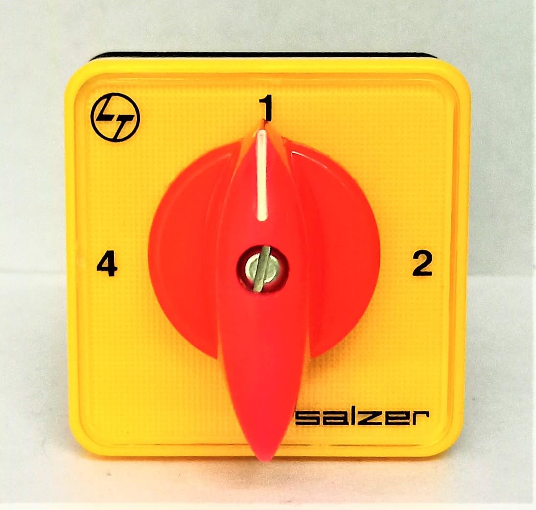 Salzer(L&T) 61050 6A 1Pole 4Way NO OFF S6 6A Cam Operated Rotary Switch-image-4