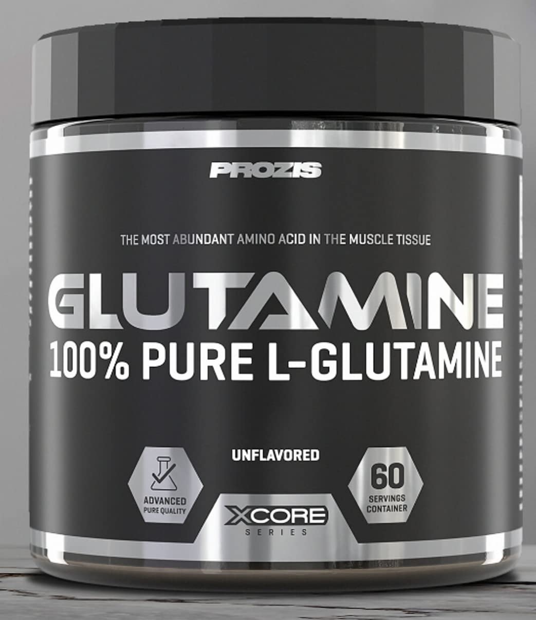 Prozis Xcore Series Glutamine 300 gr - glutamina pura, gusti a scelta (naturale)