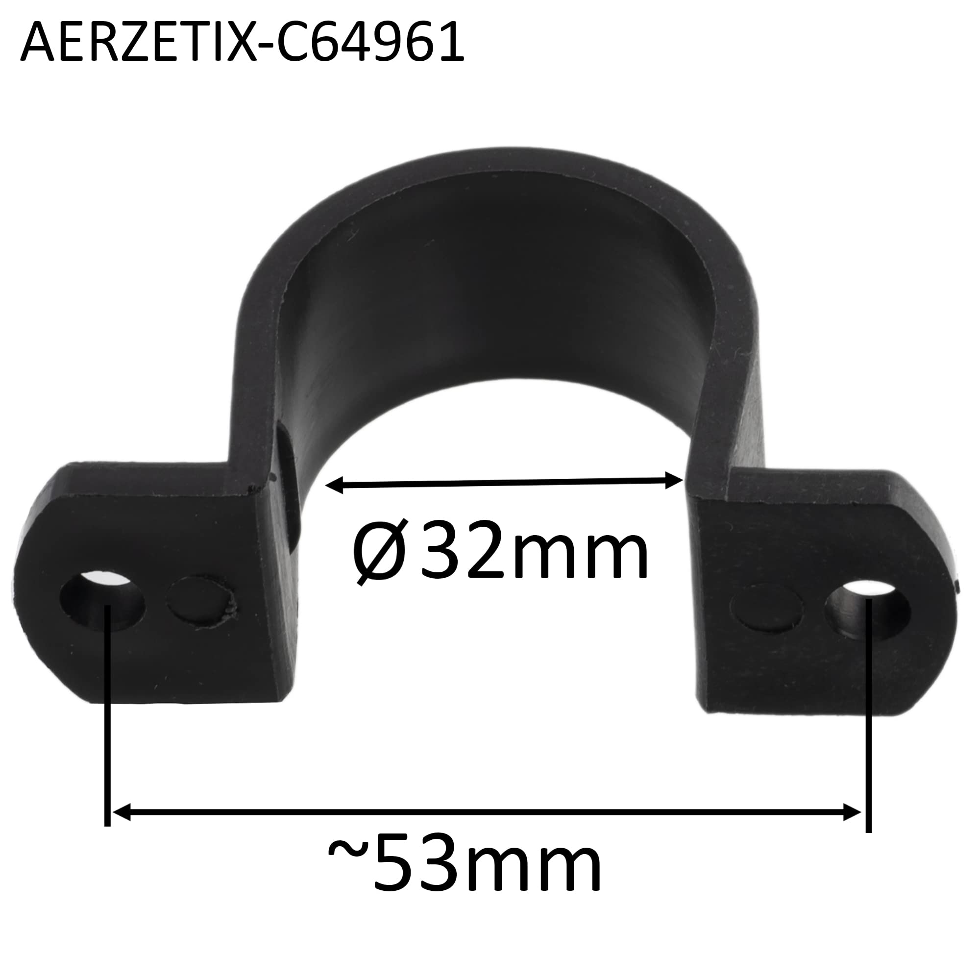 Lot De 2 Colliers De Serrage Renforcés En Acier Galvanisé Pour Tuyaux