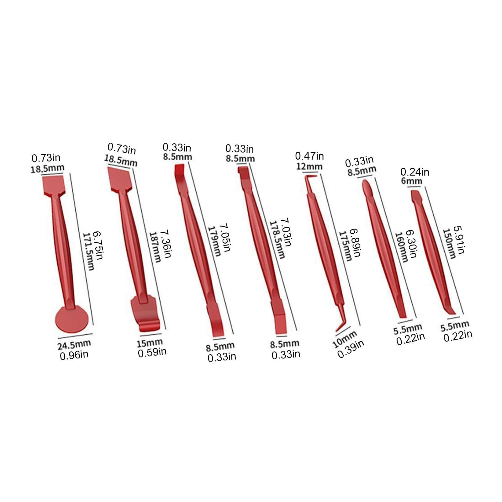 Couleur aléatoire - Ensemble de raclettes pour enlever la colle en verre de Silicone, 2 pièces