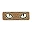 M-Tac Cat Eyes Soft Patch - Tactical Morale Patch for Military Gear - Army Combat Hook and Loop Patches (Coyote/GID)
