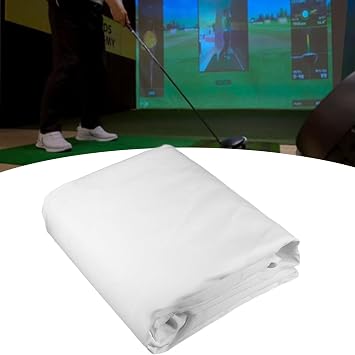 Golf Impact Screen Projection Screen,Golf Simulator Impact Screen,Impact Proof Projection Cloth Target Cloth for Indoor and Outdoor Golf Training,3*1m