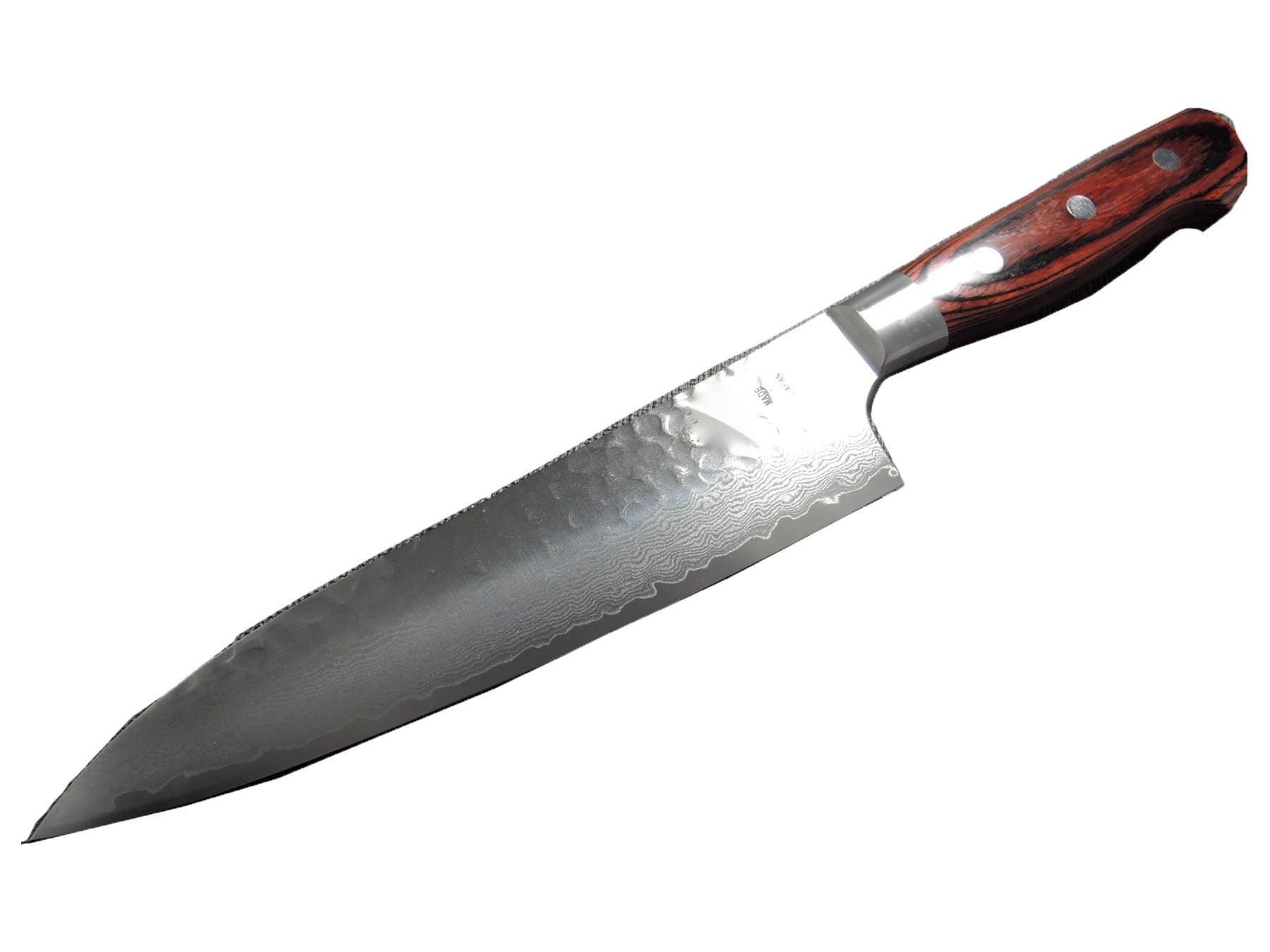 堺 孝行 33層 槌目ダマスカスVG10牛刀 180mm Amazon | 堺孝行 槌目ダマスカス 33層 洋ハンドル (牛刀180mm