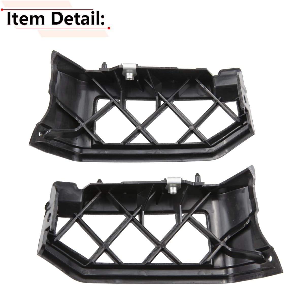 RLB-HILON Front Bumper Bracket Compatible with Nissan Frontier Pickup Truck 2005 - 2018 Year, for Nissan Pathfinder 2005 - 2012 Year, for 62223EA500 62222EA500