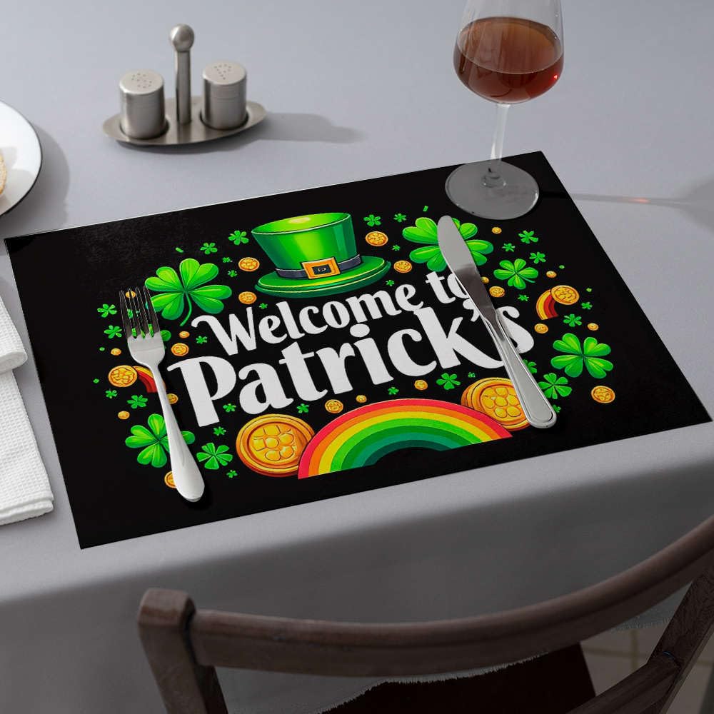 Set de table western silicone pour comptoir de cuisine convivial