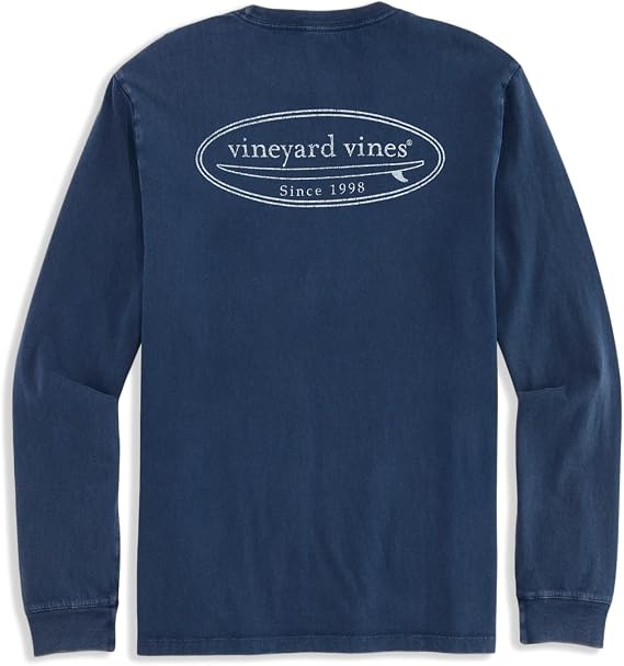 vineyard vines Drift-Dye Surf Logo Long Sleeve Tee