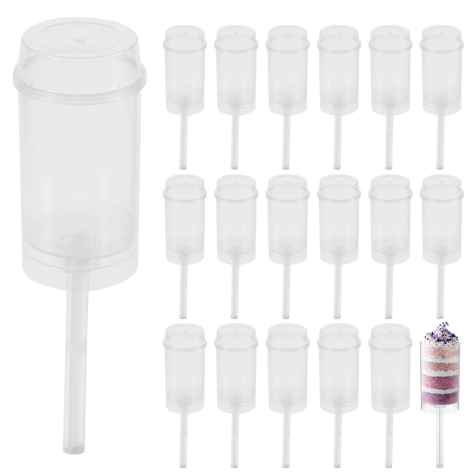 Boîte à gâteaux transparente Cabilock ronde haut de gamme pour la vitrine de vos desserts