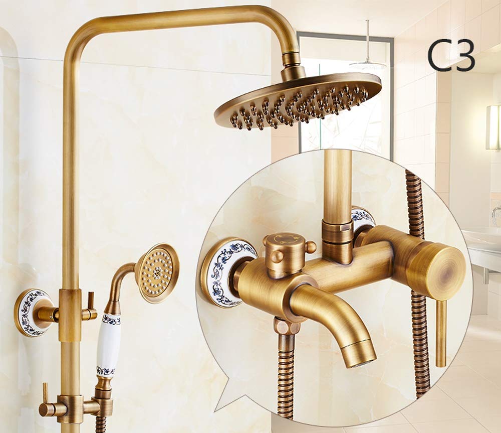 Robinet bidet orientable eau chaude froide avec mitigeur rotatif en cuivre