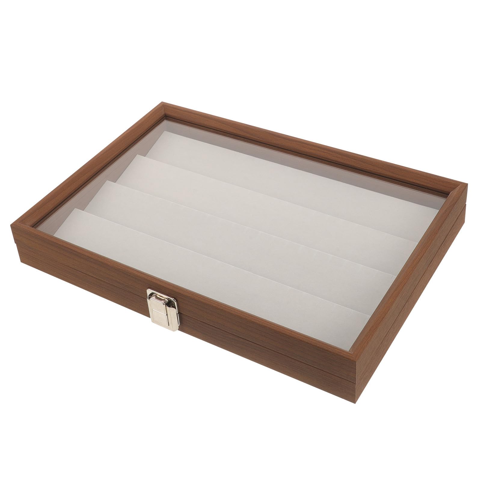 Alipis Madera Joyero Khaki, Organizador para Anillos y Pendientes Vintage