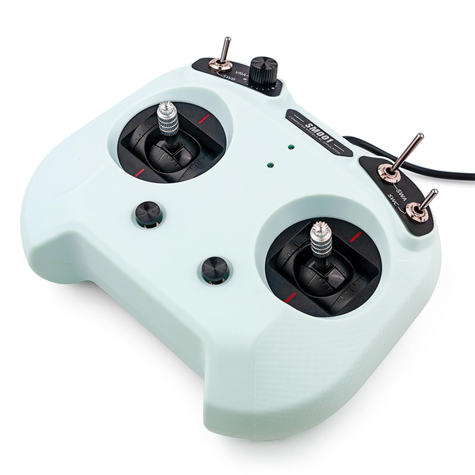 SM001 Simulador de 8 canales, modelo de avión, control remoto, compatible con software de simulación de vuelo múltiple, amantes del vuelo