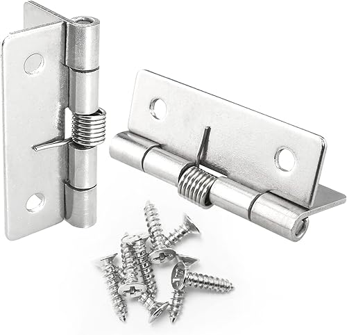 ITROLLE 2 bisagras de acero inoxidable de cierre automático para puertas invisibles, bisagras de cierre automático, bisagras de resorte de acero