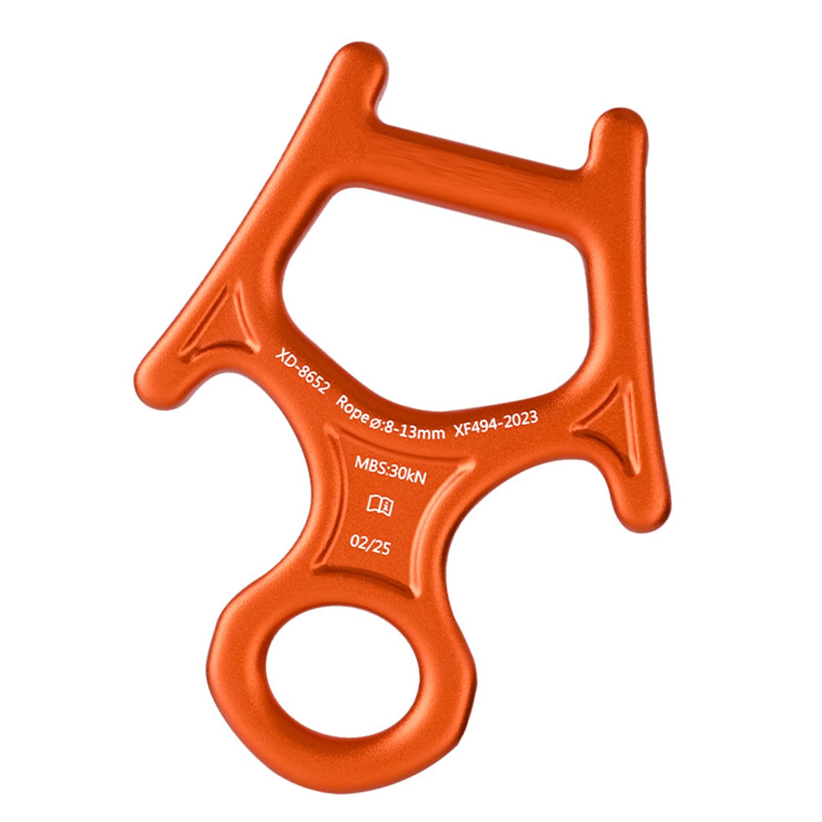 HUANGTNG Efficient Climbing Descender High Strengths Aluminum Alloys Figures 8 Descender for Climbing and High Altitudes Tasks