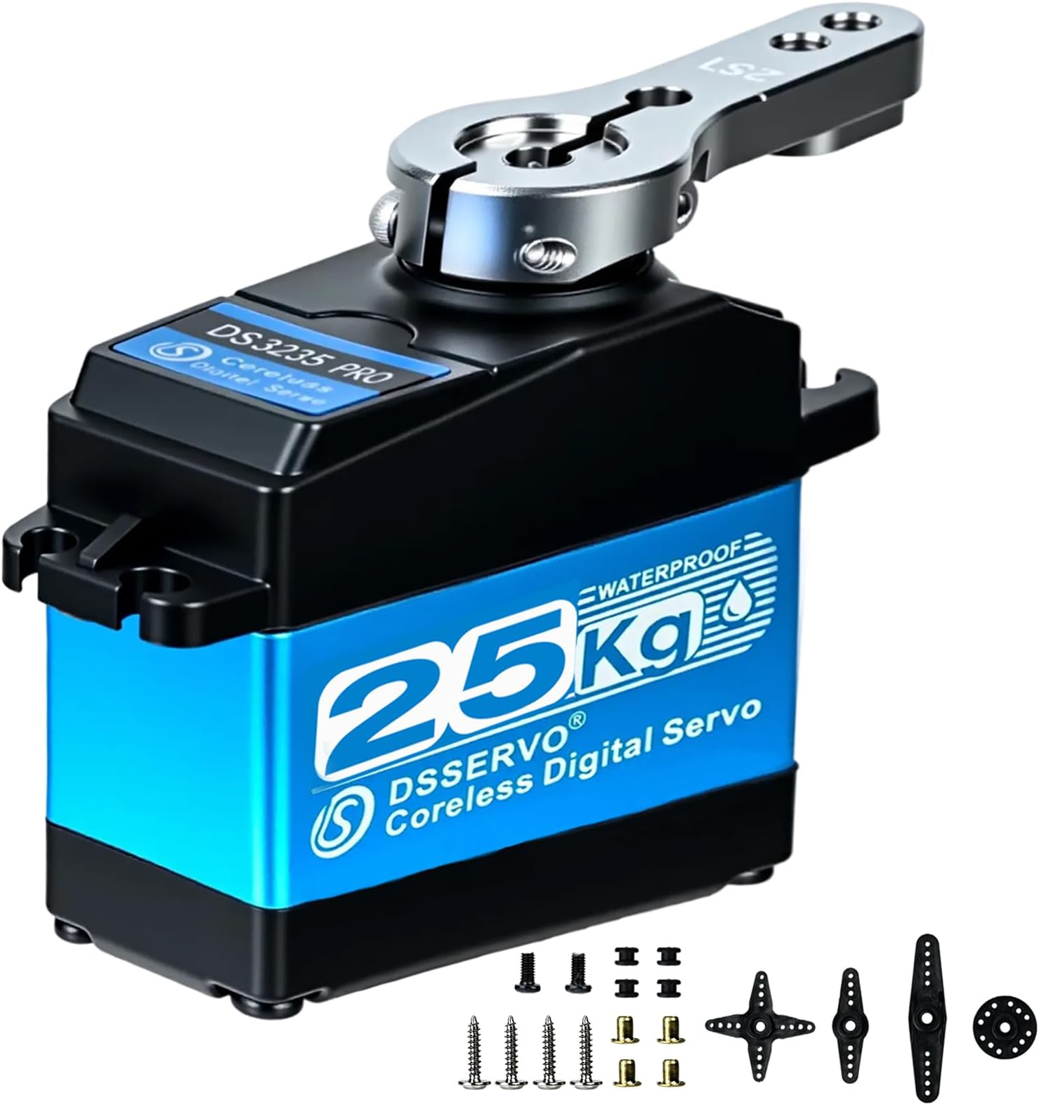 25kg RC Servo DS3225 PRO Metal Gear Waterproof High Torque Fast Digital Steering Motor 270 Degree