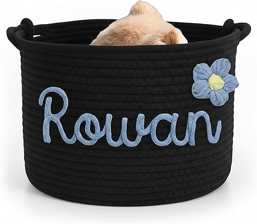 Miniatura 7 de Cesta personalizada para juguetes de bebé, caja de juguetes personalizada con nombre, organizador de almacenamiento, cesta plegable para la colada,