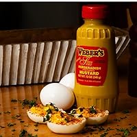 Vista 5 de Buffalo's Own Weber's Brand - Botella exprimible de mostaza de rábano picante de 12 onzas.