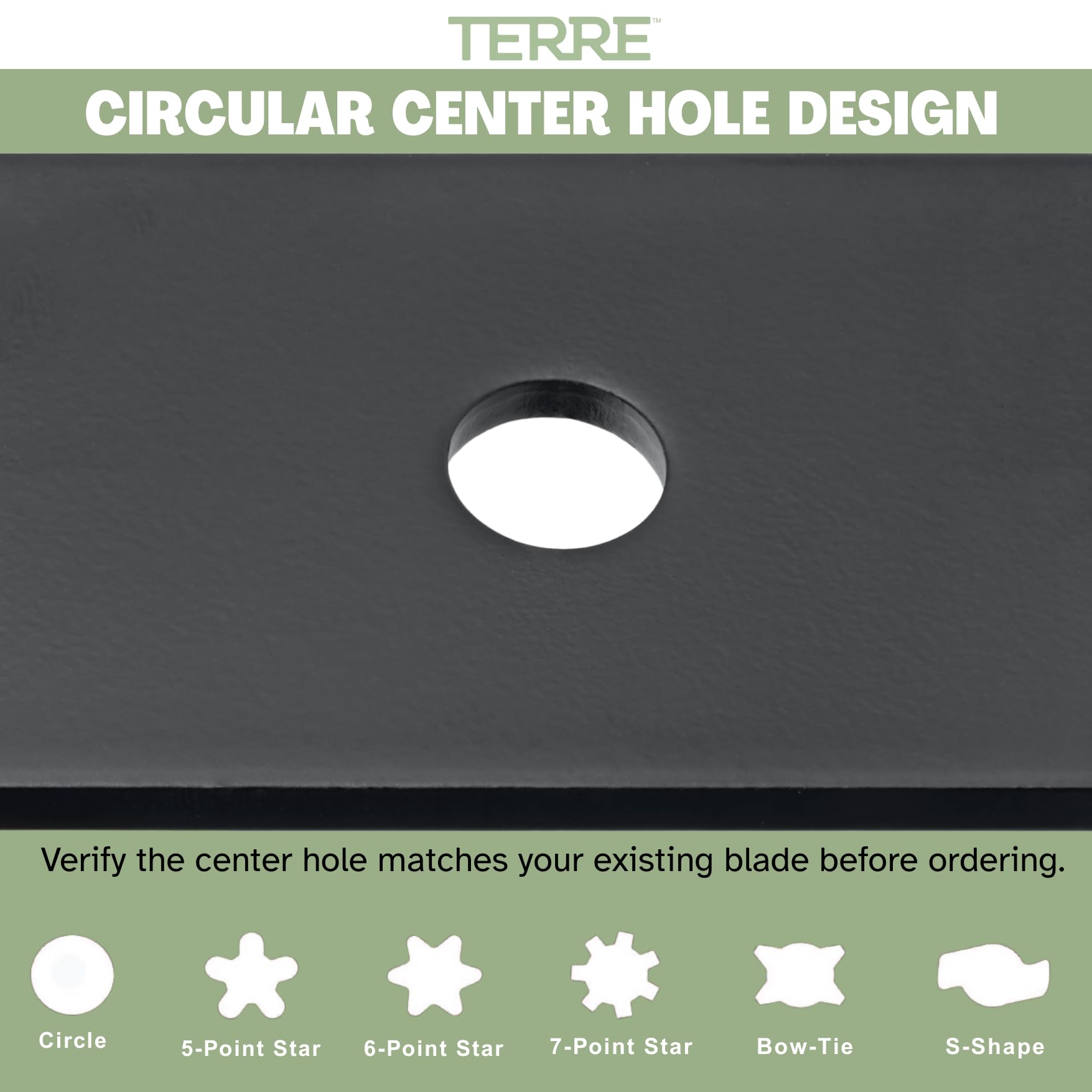 Terre Products - Paquete de 3 Cuchillas para cortacésped, Cubierta de 48 Pulgadas, Compatible con Gravely, Scag, Hustler, John Deere, Repuesto para 795757, 481706, 482461