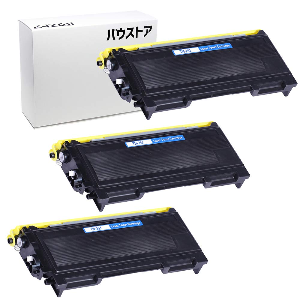Brother TN-25J トナーカートリッジ　3個 Amazon.co.jp: バウストア ブラザー brother TN-25J ブラック 3個