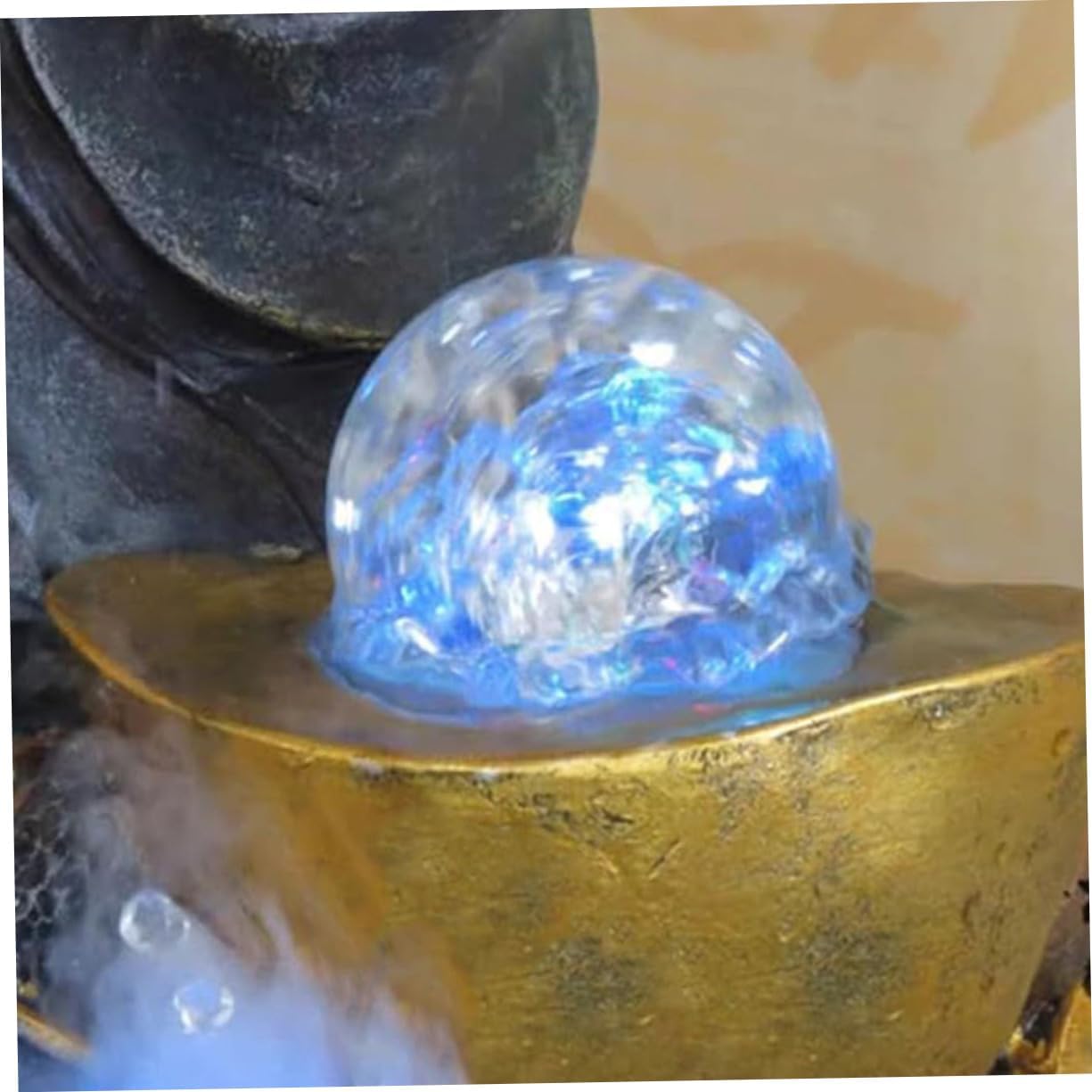 LIFKOME 2pcs Transparent Crystal Ball Ornaments Clear Sphere Balls for Fountain Decor Home Office Displays Versatile Acrylic Design for Living