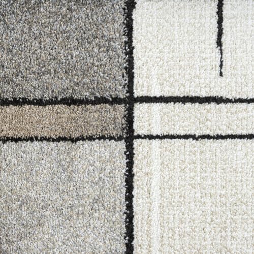 Tapis Moderne Pearl poils courts 11 mm beige - the carpet