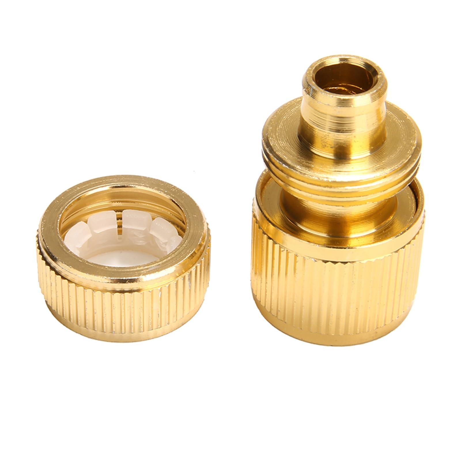 Bngdfdgh 1Pcs 1/3/6Pcs Brass-Coated Hose Adapter, 1/2" Quick Connect Swivel Connector Garden Coupling For Watering Irrigation