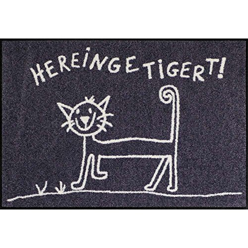 Salonloewe Fußmatte HEREINGETIGERT - (SLD1371-050X075)