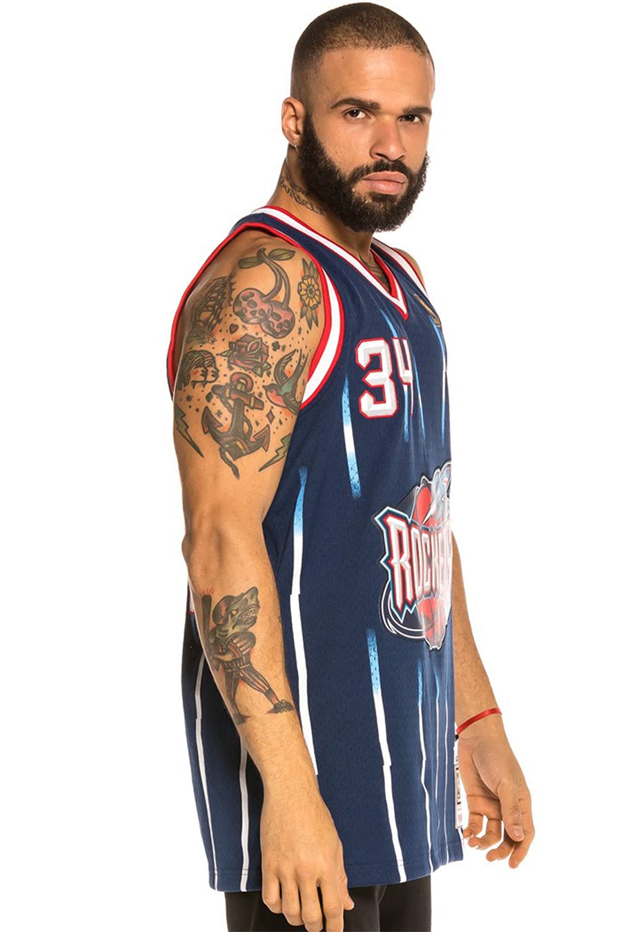 Mitchell & Ness Hakeem Olajuwon 1996-97 Houston Rockets Replica Swingman NBA Jersey HWC Basketball Trikot