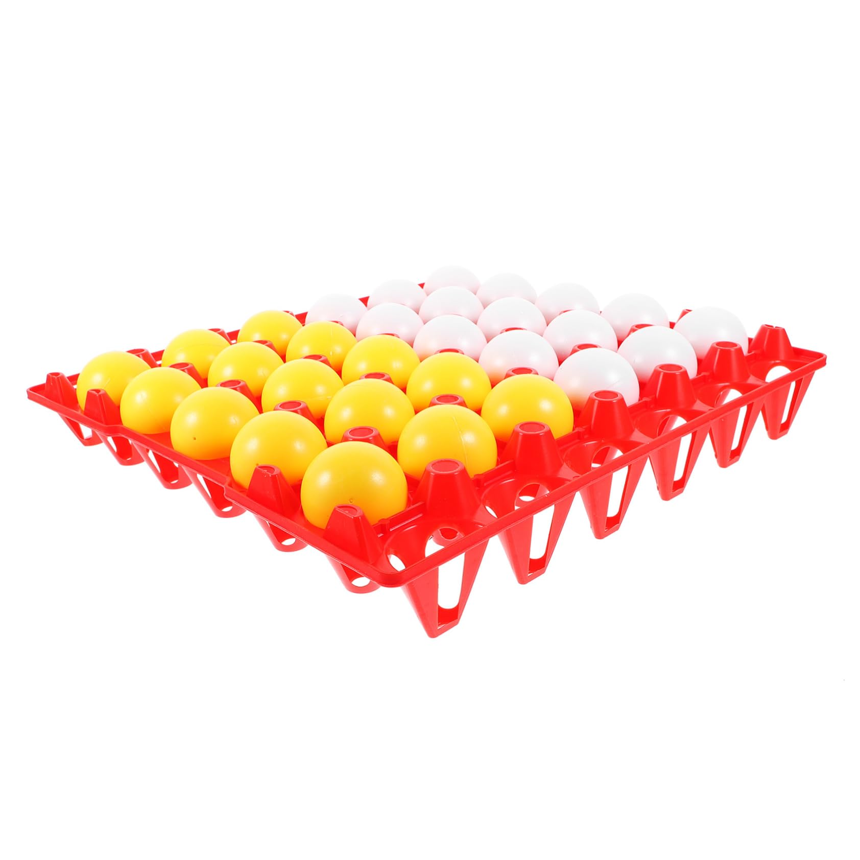 KOMBIUDA 1 Set Five Row Party Game for Interactive Table Tennis Chess Educational Plaything with Balls for Family Gatherings and Fun Activities