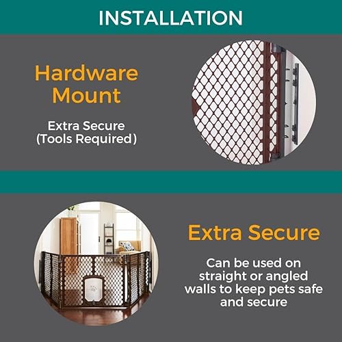 Vista 69 de MyPet Extensión de 2 paneles para paso de petyard: fabricado en Estados Unidos. Independiente. Aumenta el área de juego hasta 34 pies cuadrados