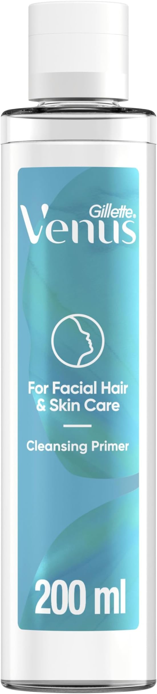Gillette Venus Dermaplaning Primer & Cleanser for Facial Hair & Skin Care, Skincare Face Cleanser for All Skin Types, Daily Makeup Remover & Pore Cleansing