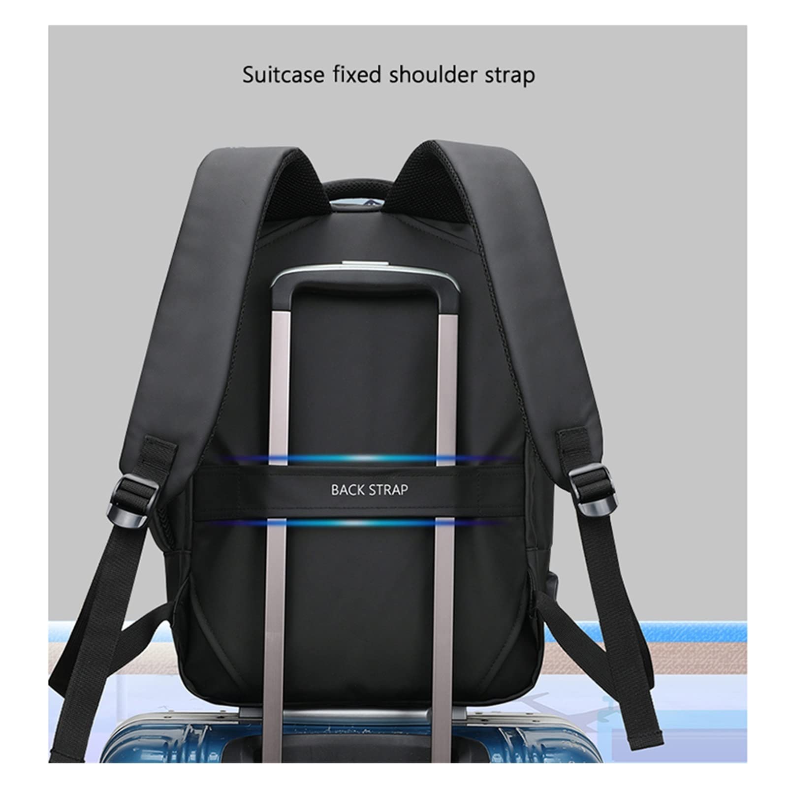 Zaino PC/Notebook/Computer/Laptop/Portatile Zaini Scuola/Trekking - Foto 10