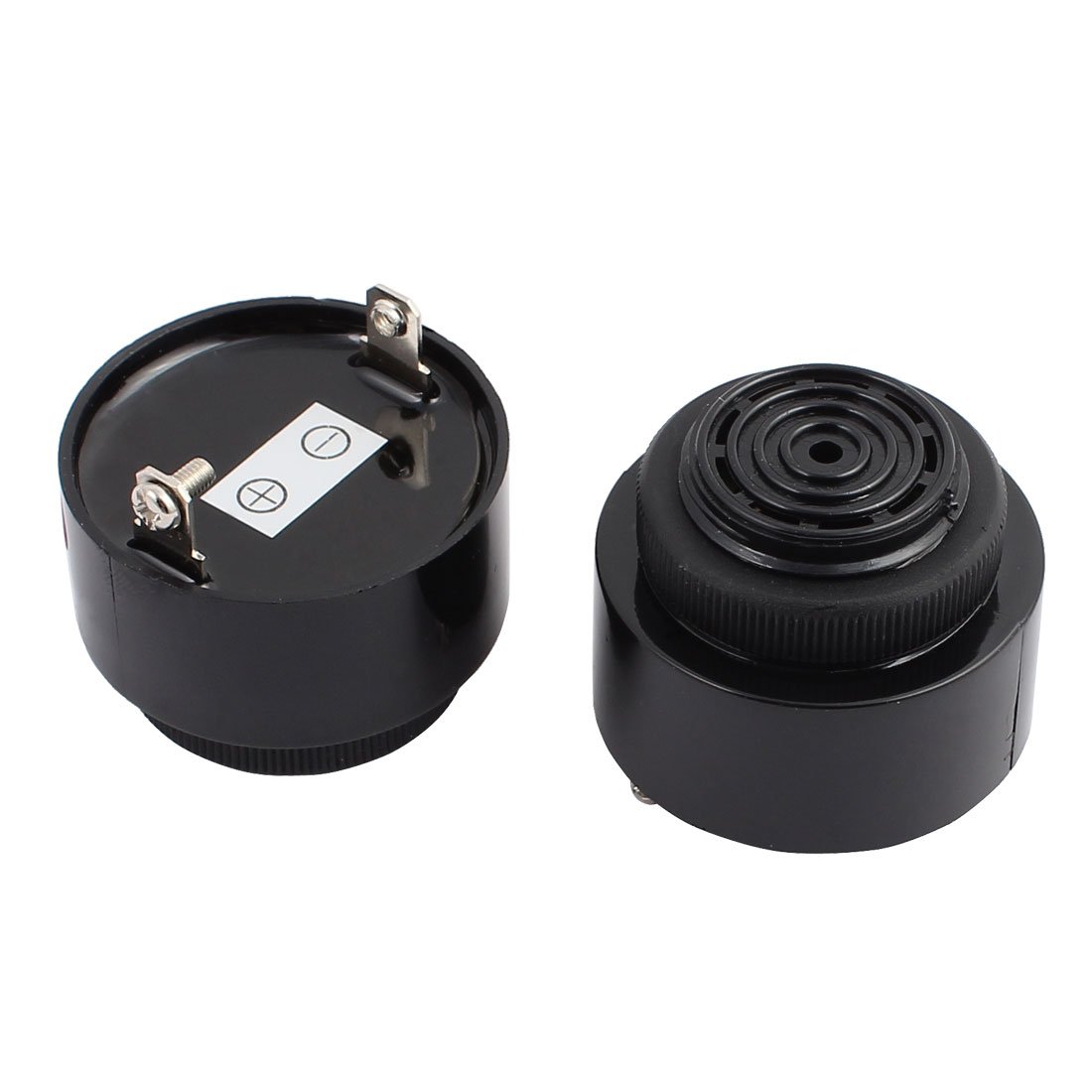 Aexit 2Pcs (Electroacoustic device) DC 3-24V 110DB Continuous Sound Electronic Buzzer Alarm 42mm (44ry18qf698) x 32mm-image-28