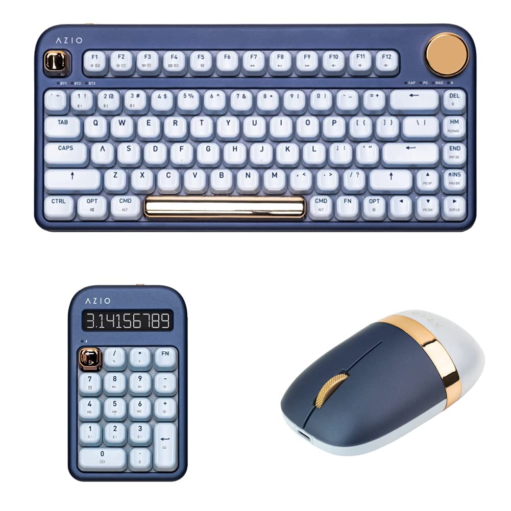 Amazon.com: Azio IZO Wireless Mechanical Keyboard, NumPad