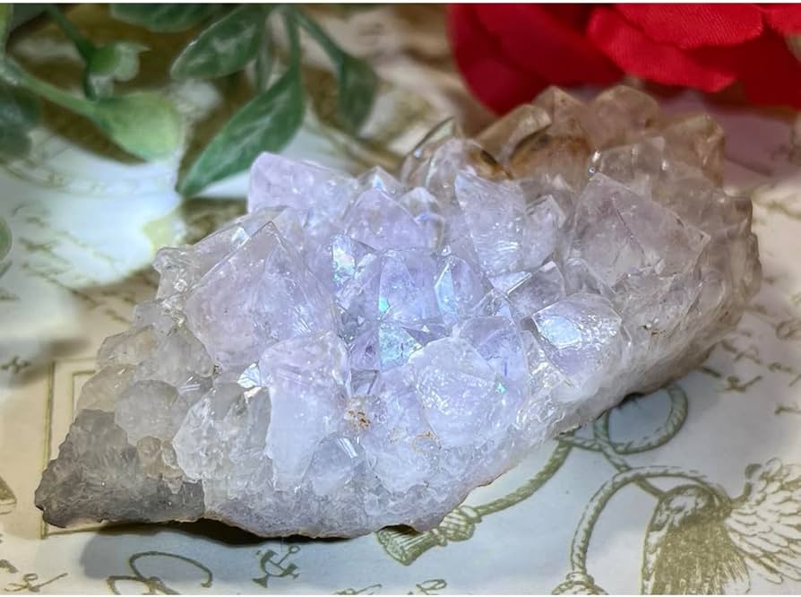 Amazon.co.jp: 天からの祝福 アナンダライト アメジスト レインボー