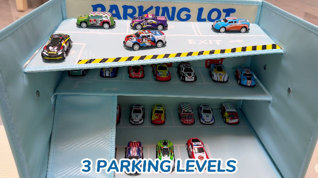 Amazon.com: Livememory Toy Car Garage Box - Toy Car Storage Toy