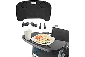Wheelchair Tray Table - Removable Wheelchair Desk Lap Board