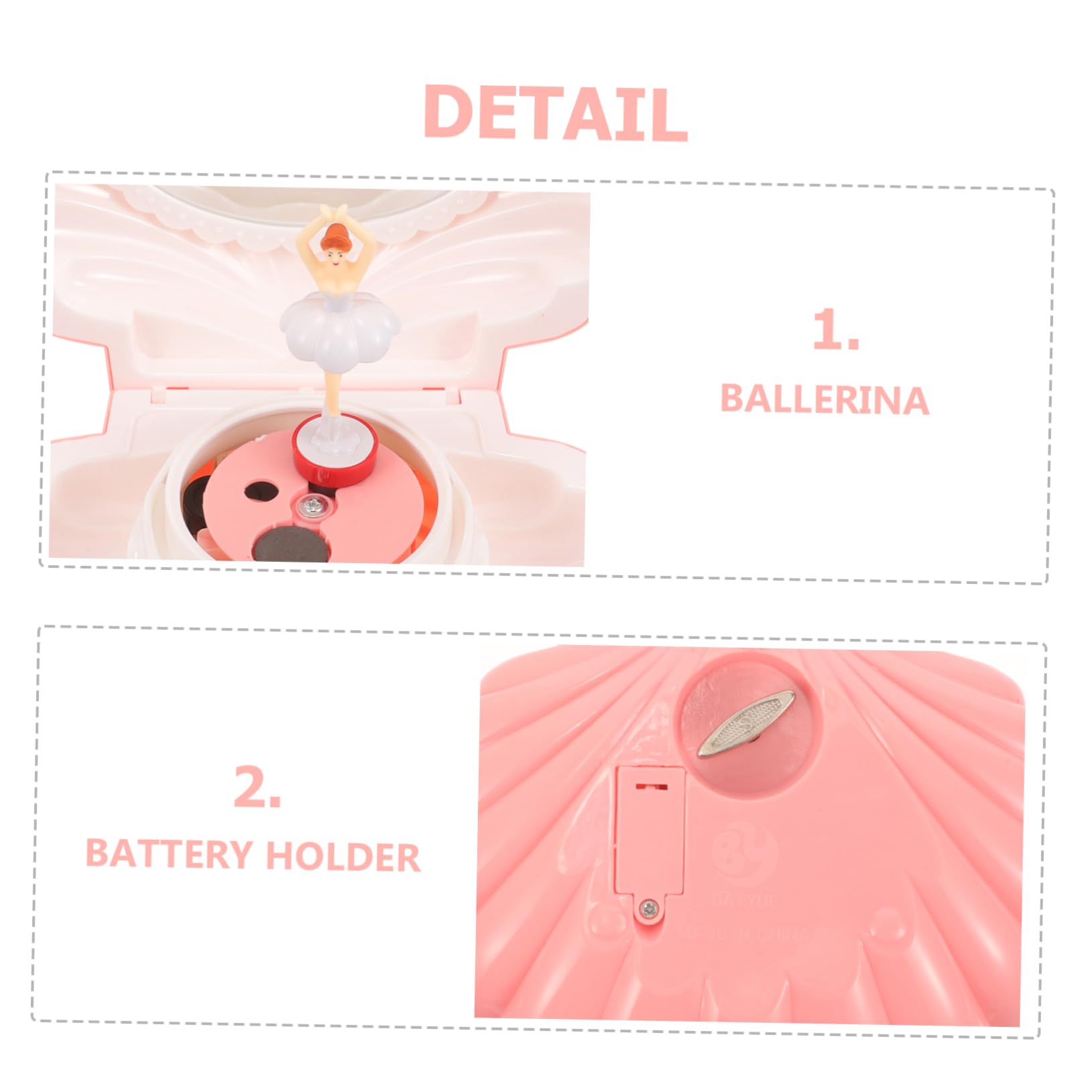 Amazon.co.jp: jojofuny シェル型 メロディオルゴール 繊細なデザイン