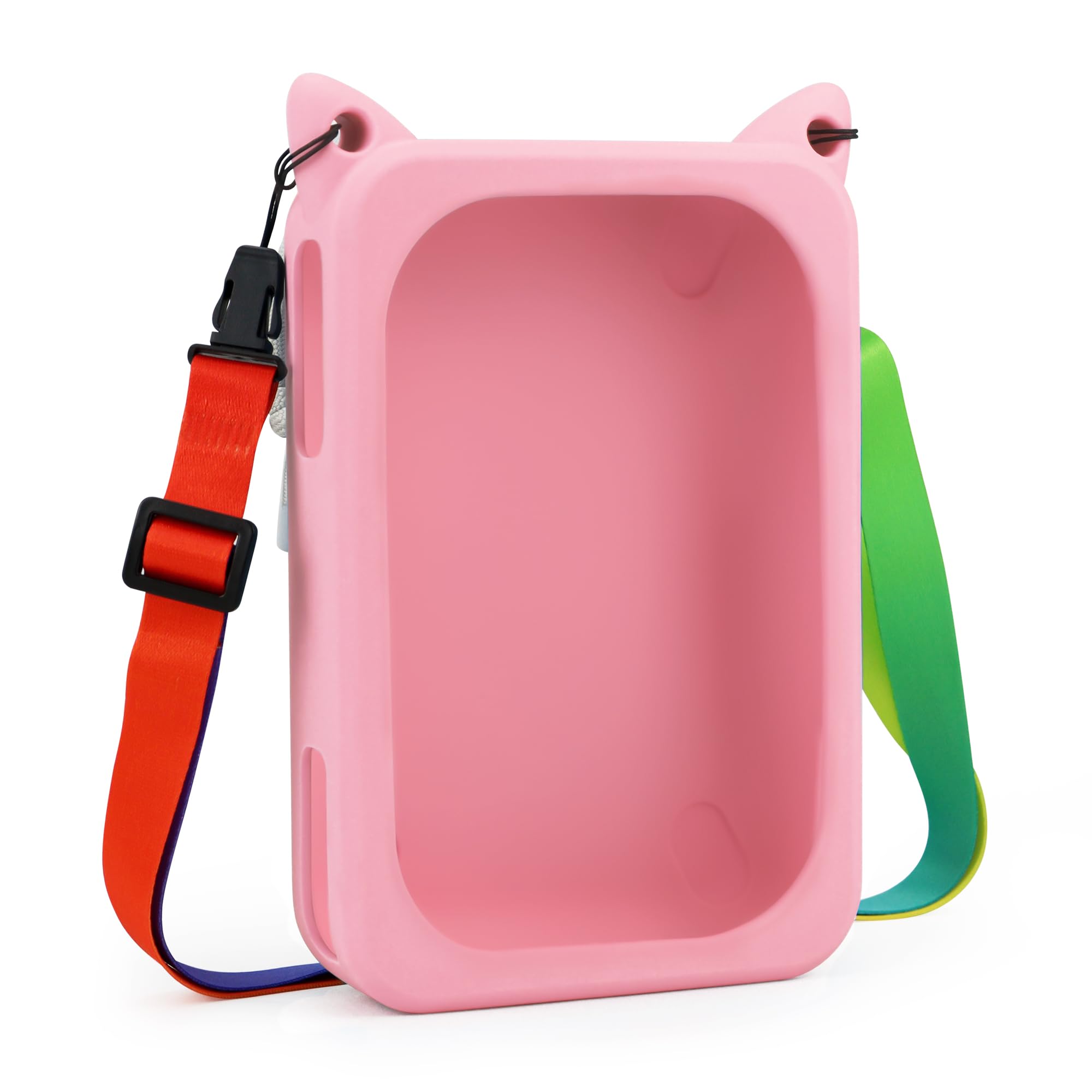 Custodia Protettiva per FABA+ Raccontastorie, Rosa | In Silicone, Cordino