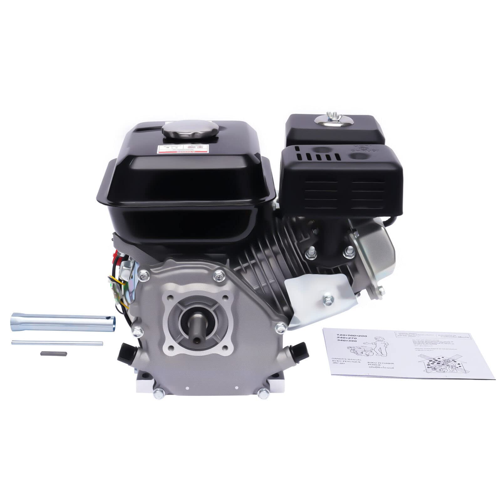 GX210 7HP, motore a benzina a 4 tempi, motore a gas naturale, motore stazionario, avviatore di ritorno, motore portatile