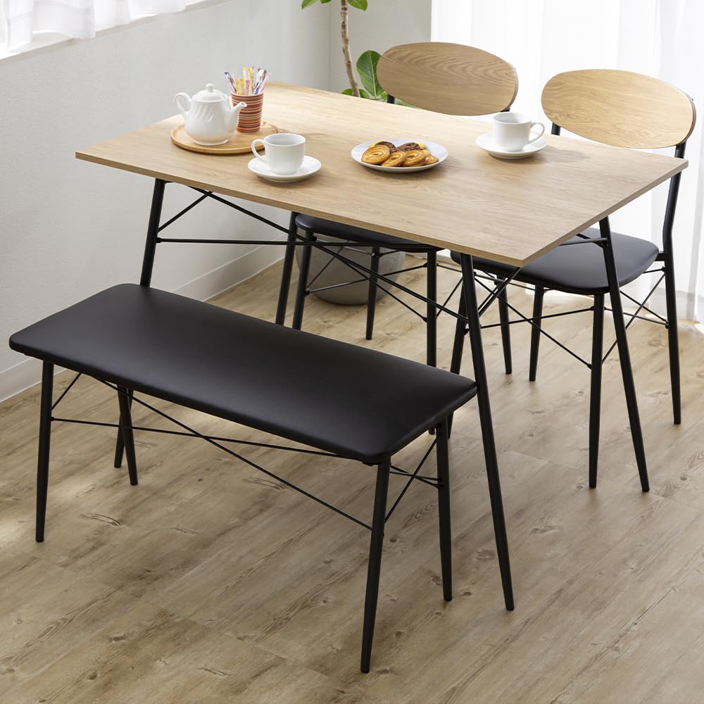 Amazon｜アイリスプラザ ダイニングテーブルセット 4点セット  