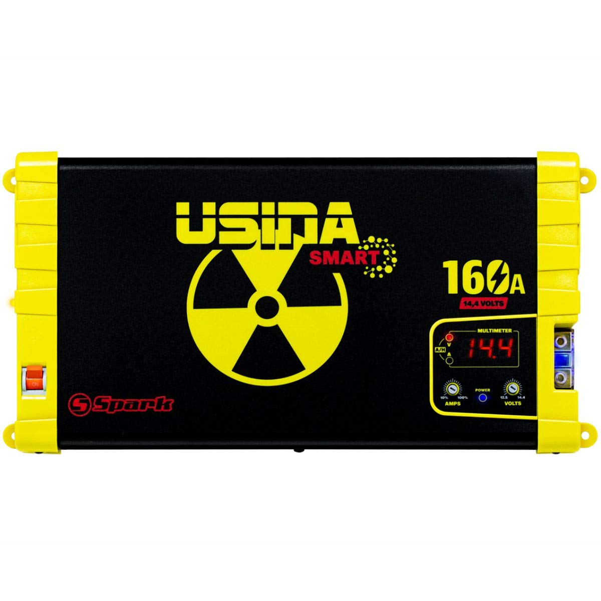Automotive Source Digital Spark Power Usina160A Smart Bivolt Voltmeter Ammeter