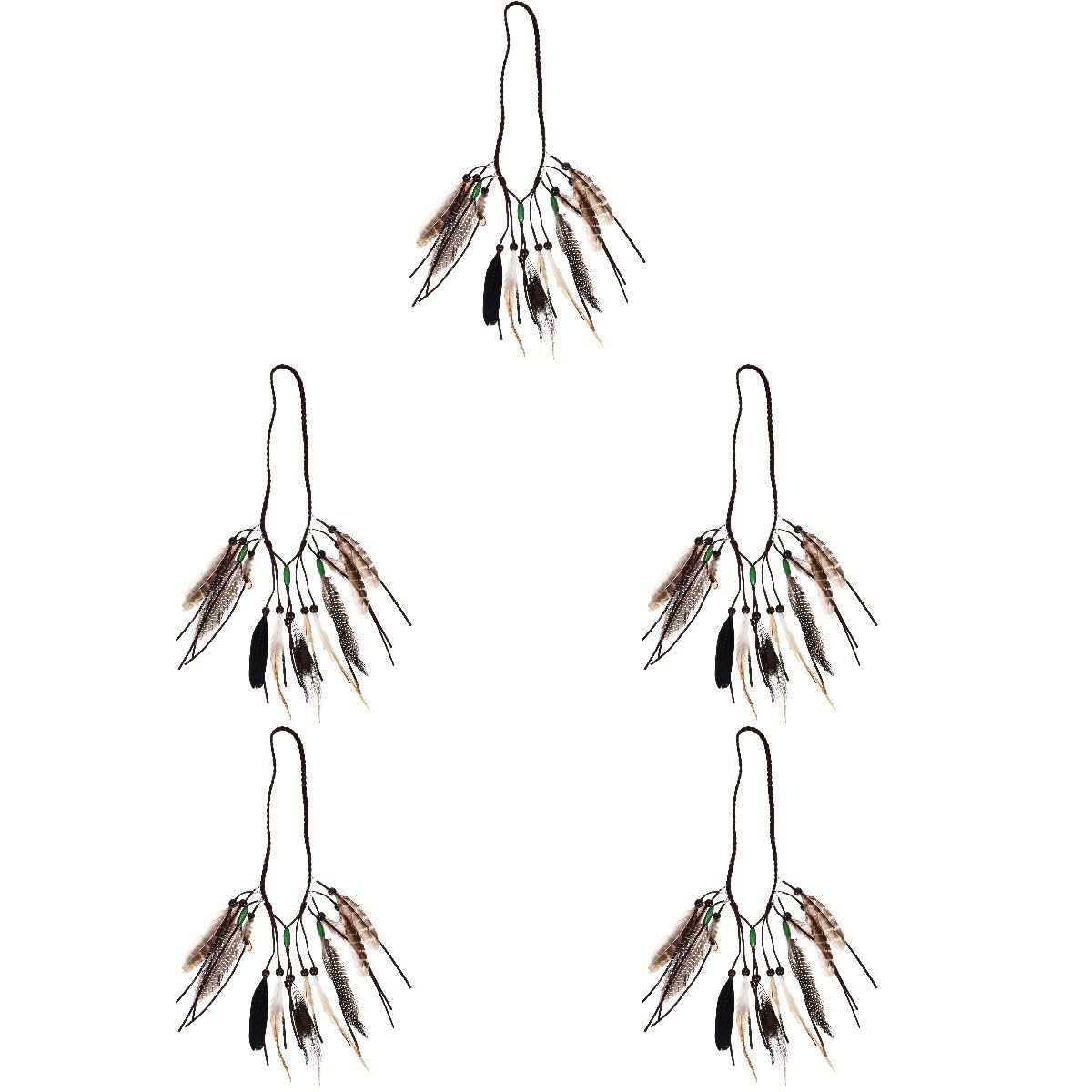 Healeved 5pezzi Cerchietto Per Accessorio Vintage Per Matrimonio Design Chic e Riutilizzabile Hippie