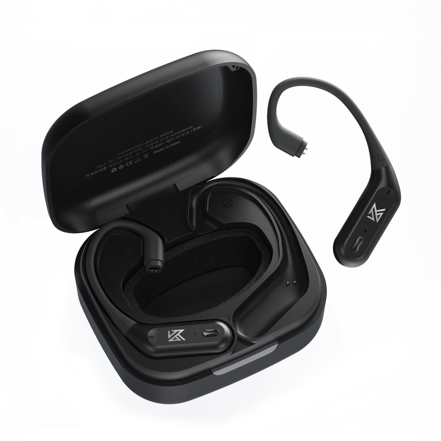 KZ AZ09 Bluetooth-kabel, KZ ZSN Pro X audio KZ ZS10 Pro upgrade hoofdtelefoonkabel, KZ koptelefoon, draadloze Bluetooth 5.2 oorbeugel met microfoon voor ZSN, ZSN Pro, ZS10, ZSN Pro X, ZEX, ZEX pro