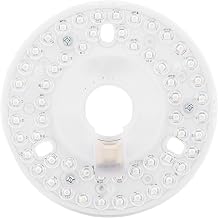 GLOGLOW Ceiling Fan LED Light Replacement, 4.9 inch Retrofit LED Light Engine with 3 Color Temperatures, Dimmable High Brightness LED Panel for Flush Mount Ceiling Fan Lights, Energy Saving