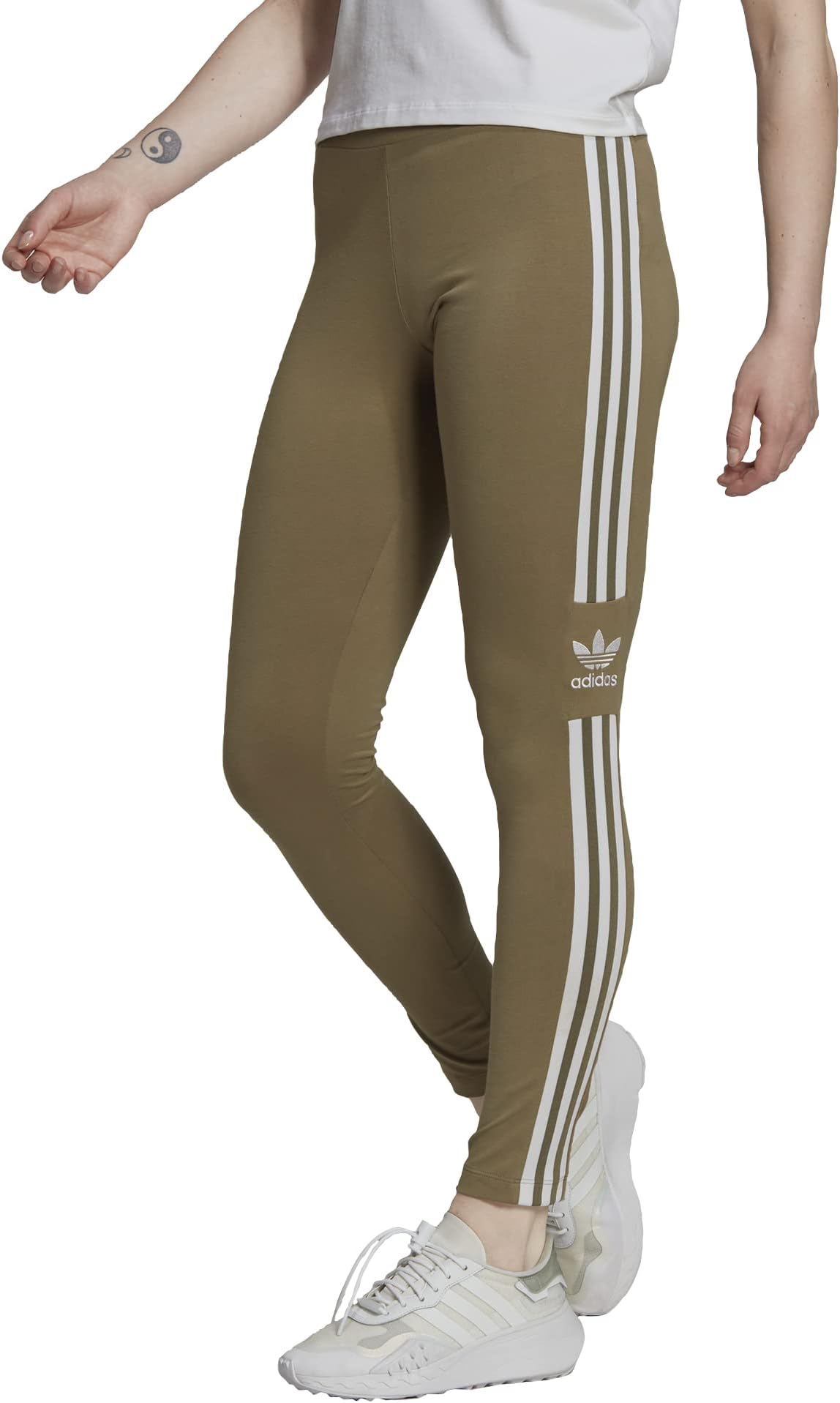 olive green adidas outfit women's