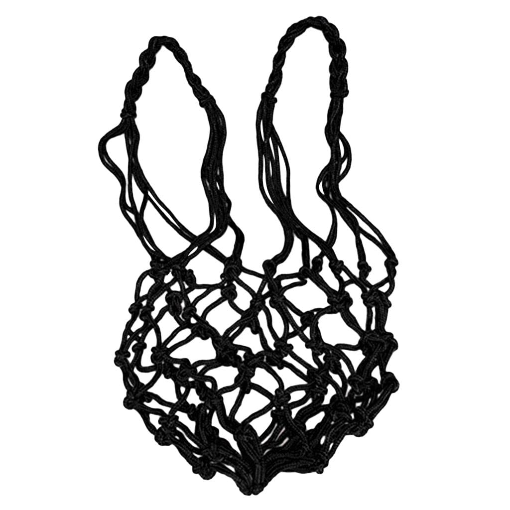 Mesh Sports Ball Bag Carrier for Volleyball Basketball Football Black-image-39