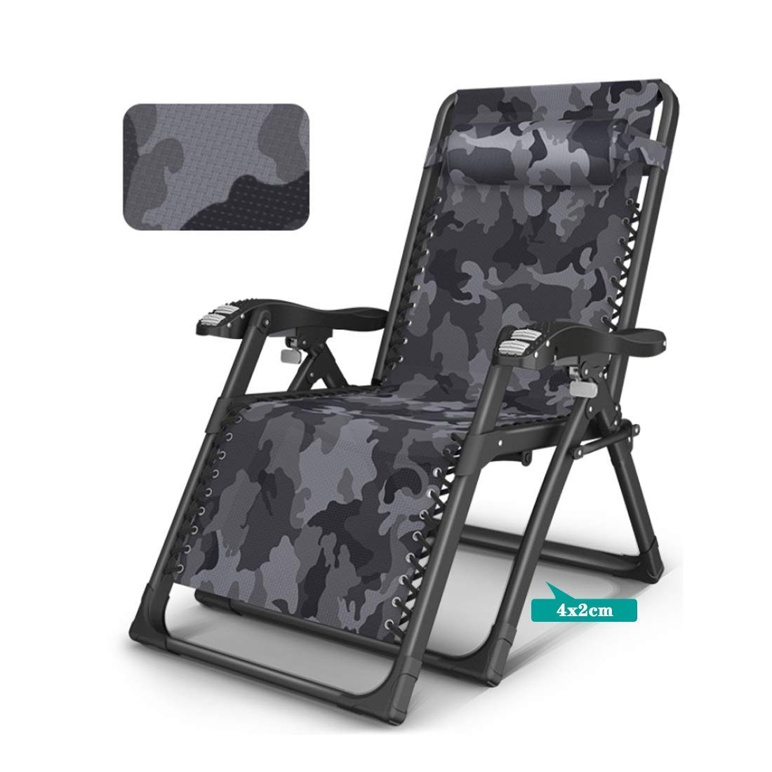 Chaise longue pliante Zero Gravity imperméable pour un confort de relaxation total
