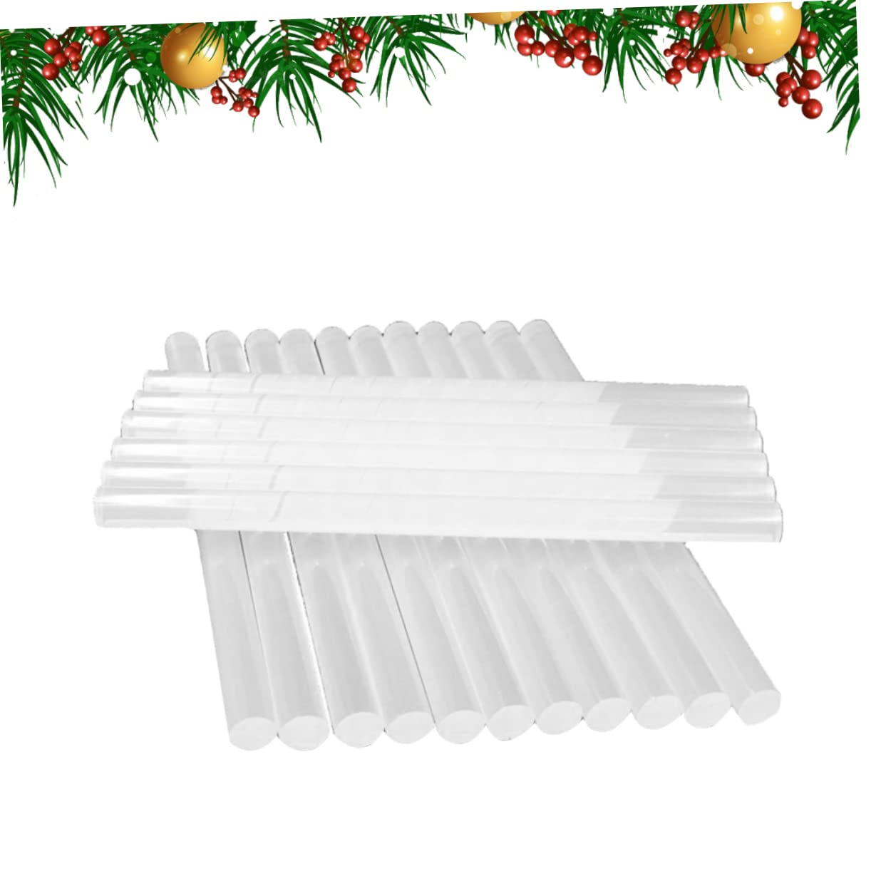 STOBOK 100pcs White Transparent Hot Melt Glue Sticks Strong Adhesion for Crafts Repairs Projects Compatible Temperature Glue Guns